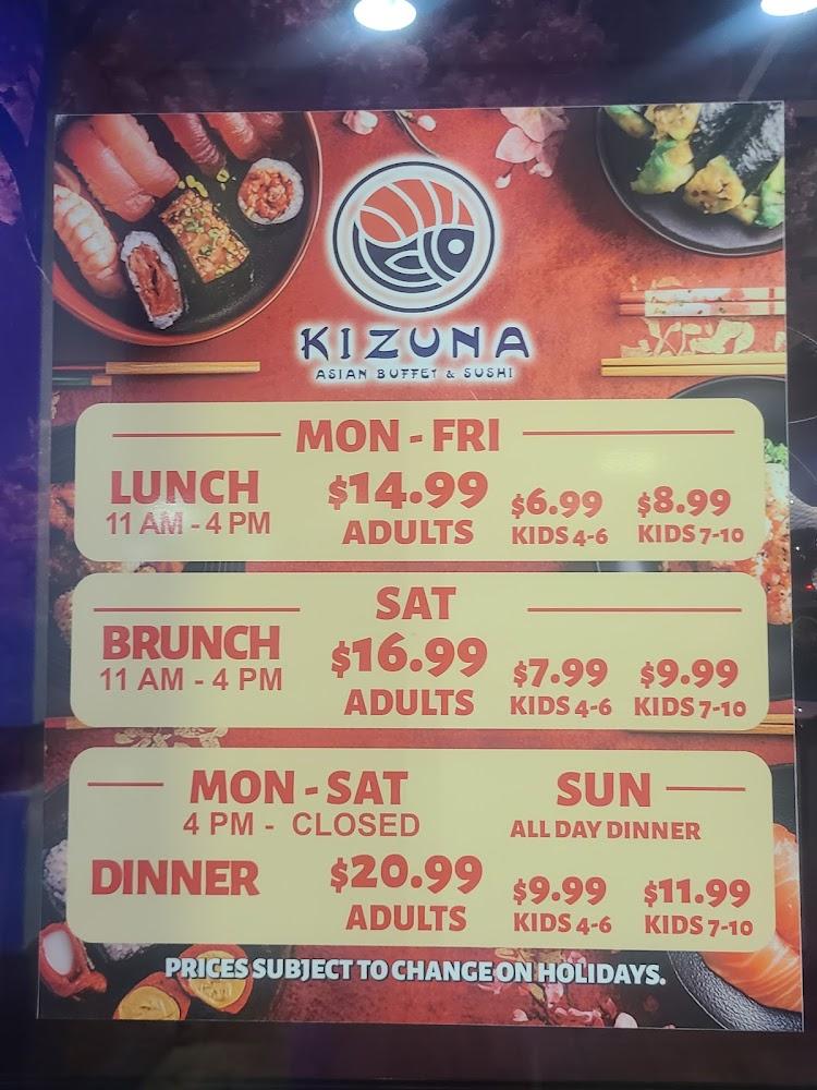 Kizuna Asian Buffet & Sushi Menu image 4